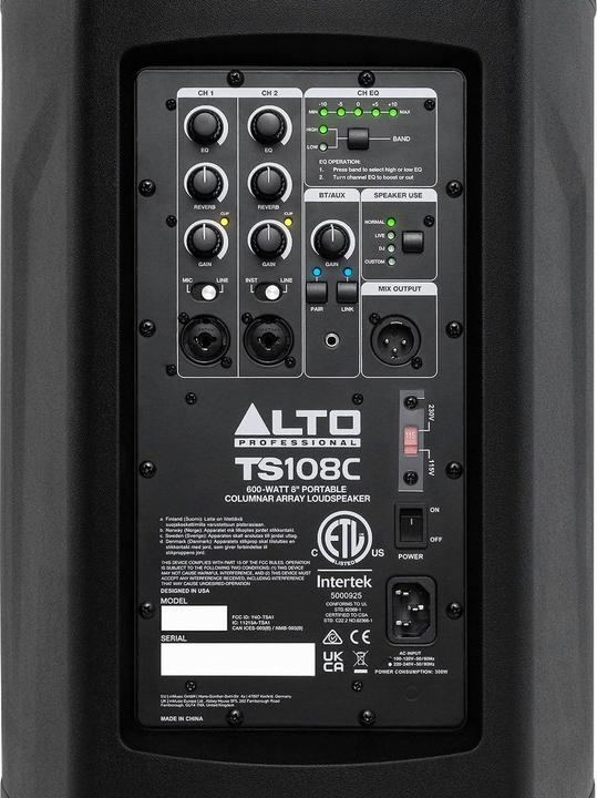 Image du produit Alto Professional TS108C (Actif, 1x 300 W)
