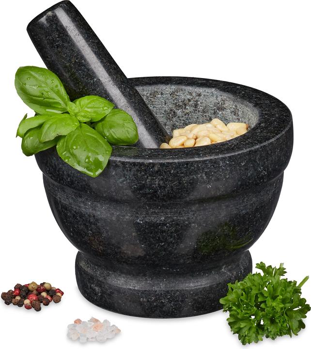 Image du produit Relaxdays Mortier XL, avec pilon