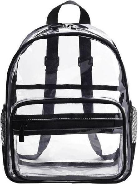 Actual product image MU Style Alexia Series Trasparent Backpack