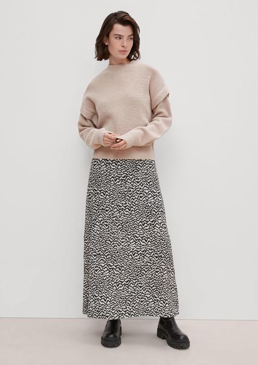 Produktbild Comma Strickpullover Pullover aus Merinowolle (40)