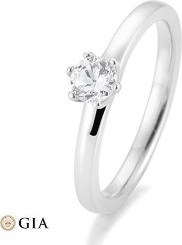 Actual product image Breuning 6 prong set 0.60-1.00 ct. (54, 585/14 K Gold)