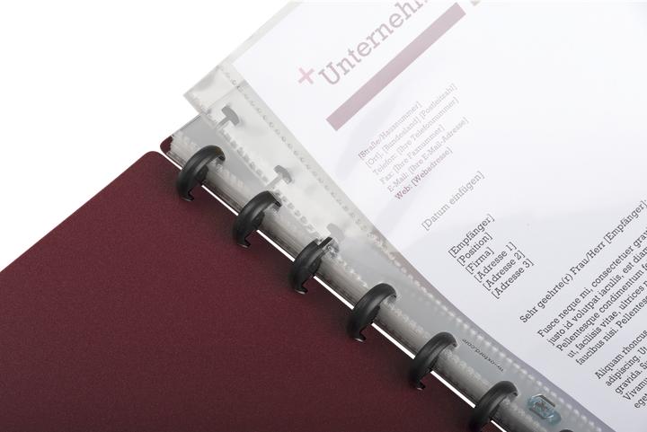 Produktbild Elba vario-zipp Ringmappe manageMe!, DIN A4, bordeaux Ringdurchmesser: 21 mm, Ringfarbe: silber-metallisc (A4, 1 x)