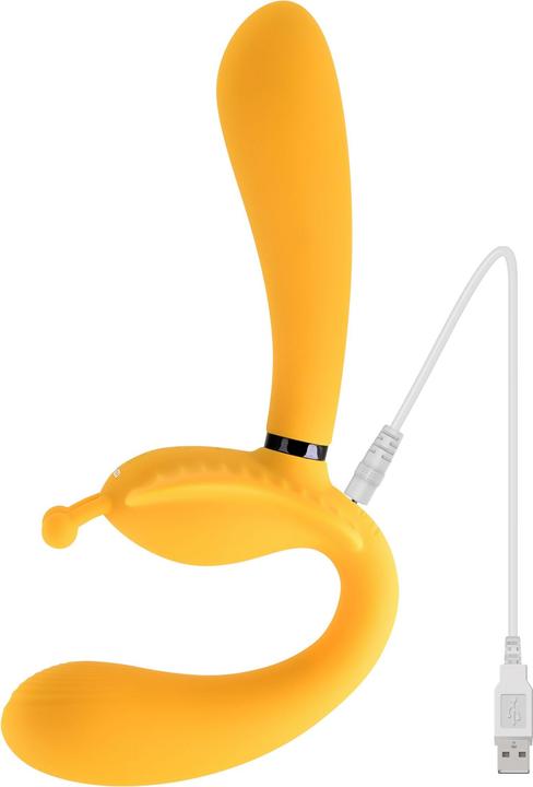 Produktbild Evolved Der Monarch Strapless Strap On Vibrator Gelb