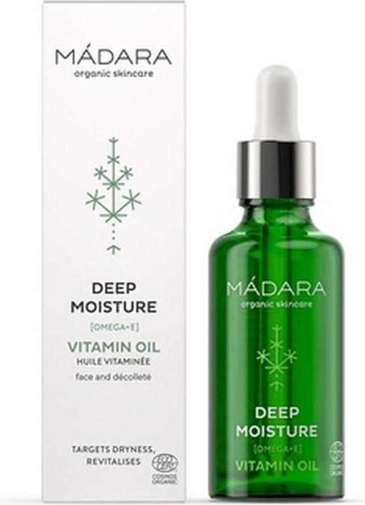Immagine prodotto Madara OLIO DI VITAMINA DEEP MOISTURE - Rivitalizza la tua pelle con oli preziosi (50 ml, Olio viso)