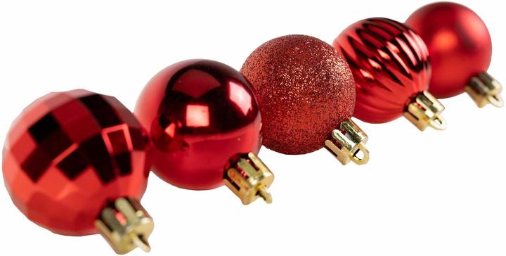 Produktbild Cocon Weihnachtskugel 34 Stück, Rot (34 -teilig)