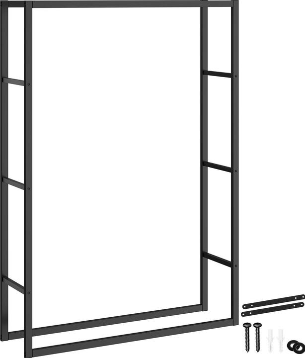 tectake Kaminholzregal Tuby, für In- & Outdoor, 100,5x25x150cm