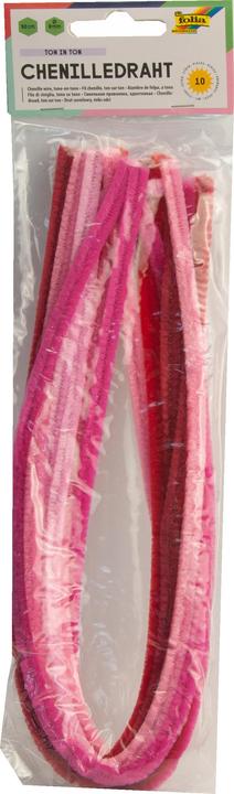 Actual product image Folia Chenille wire tone on tone mix red (0.50 m)