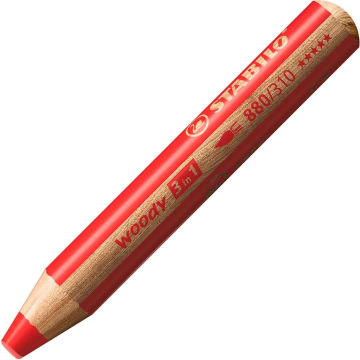Productafbeelding STABILO woody 3 in 1 kleurpotlood met puntenslijper (6x)