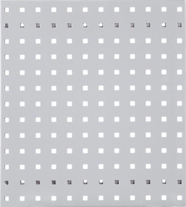 Actual product image Rasterplan Perforated panel W450xL500mm light grey, RAL 7035