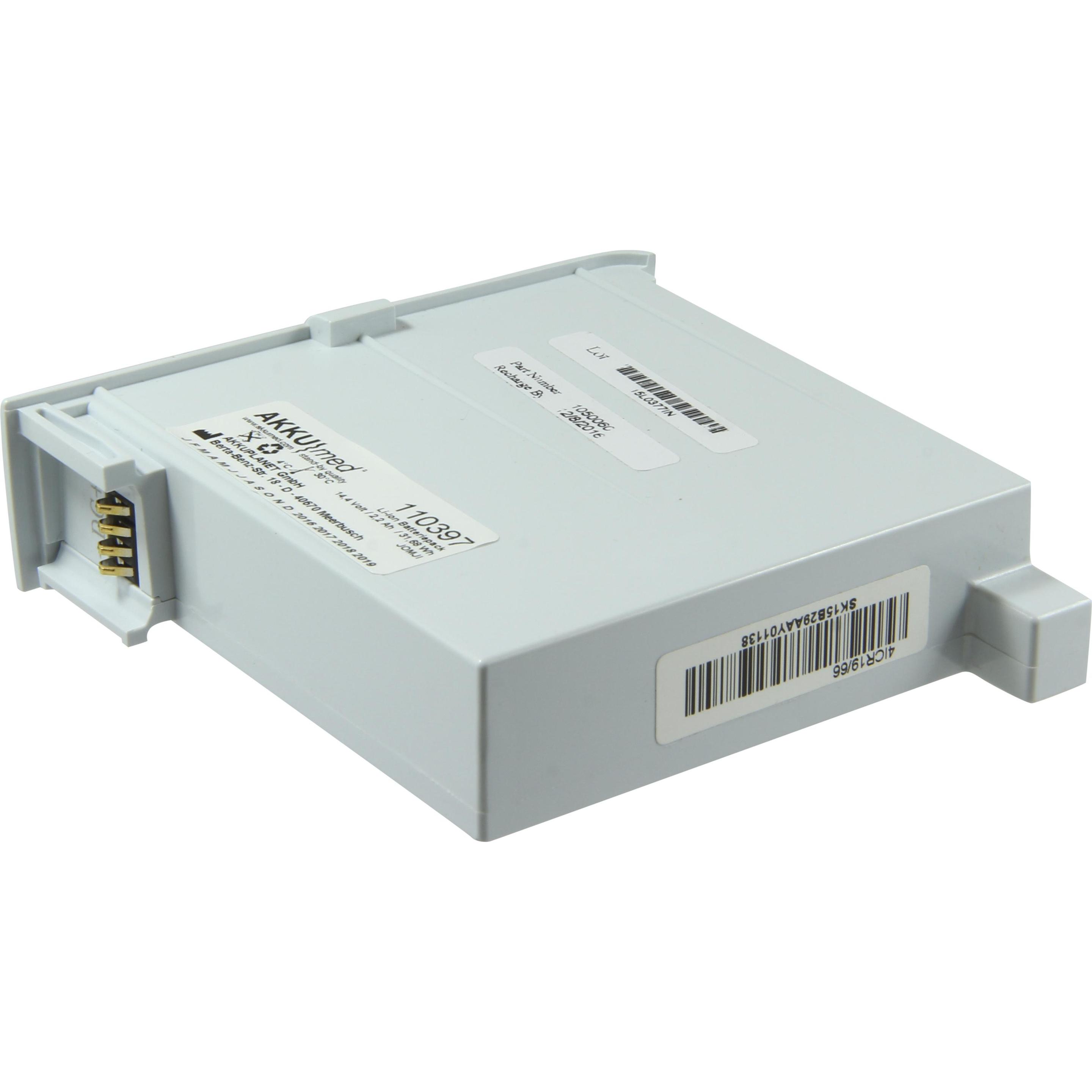 AccuCell Akku Tyco Healthcare, Kendall System 9525 - F010482 (1 Stk., Gerätespezifisch, 2200 mAh), Batterien + Akkus