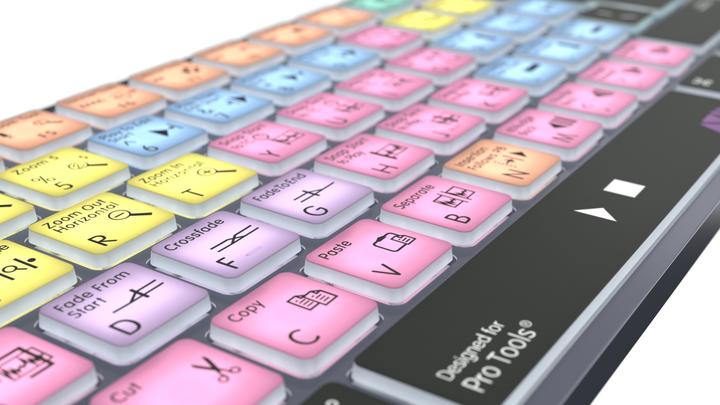 Actual product image Logickeyboard Avid Pro Tools Titan DE (Mac) (DE, Cable, Wireless)