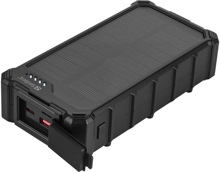 Produktbild Sandberg Solar Powerbank CampLED 20000 (20000 mAh, 22.50 W, 74 Wh)