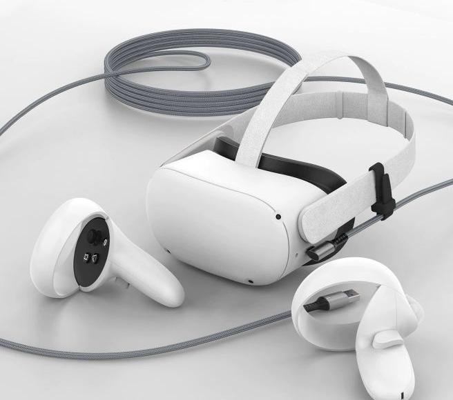 Actual product image AMVR Meta Quest 3 / 3S VR Link Kabel mit USB Typ-C Ladeanschluss
