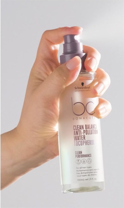 Produktbild Schwarzkopf BC Clean Balance - Anti-Pollution Water (150 ml, Flüssiges Shampoo)