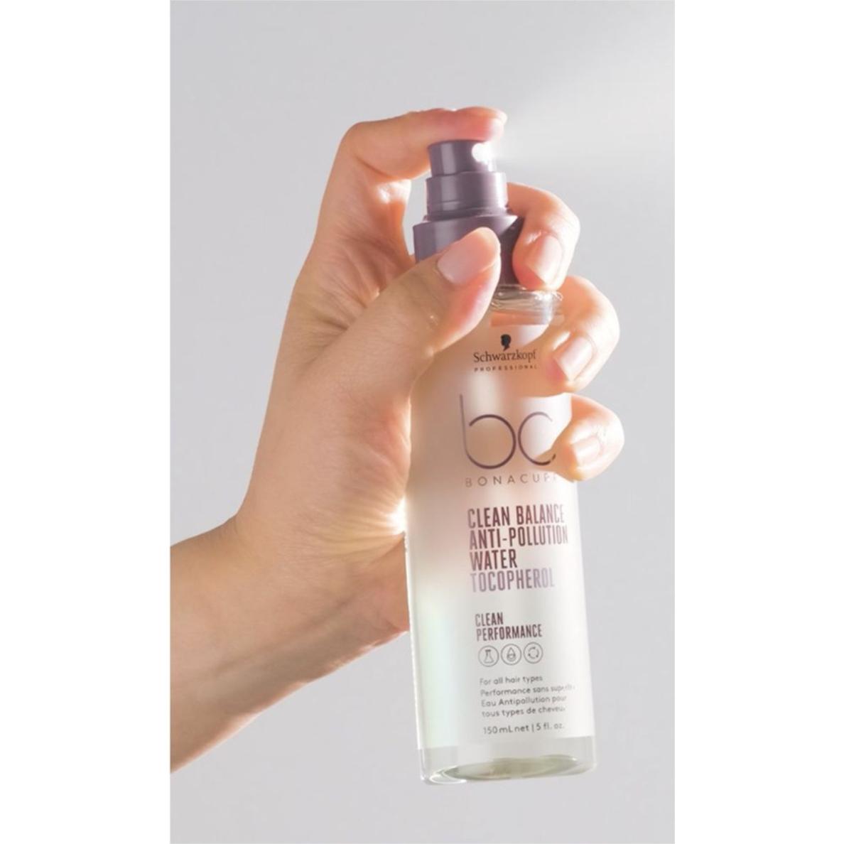Thumbnail - Schwarzkopf, Shampoo, BC Clean Balance - Anti-Pollution Water (150 ml, Flüssiges Shampoo)