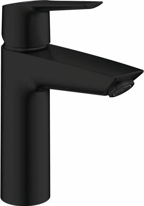 Grohe Start QuickFix lavabo mixer, M-size, push-open, cold water at middle position, matt black