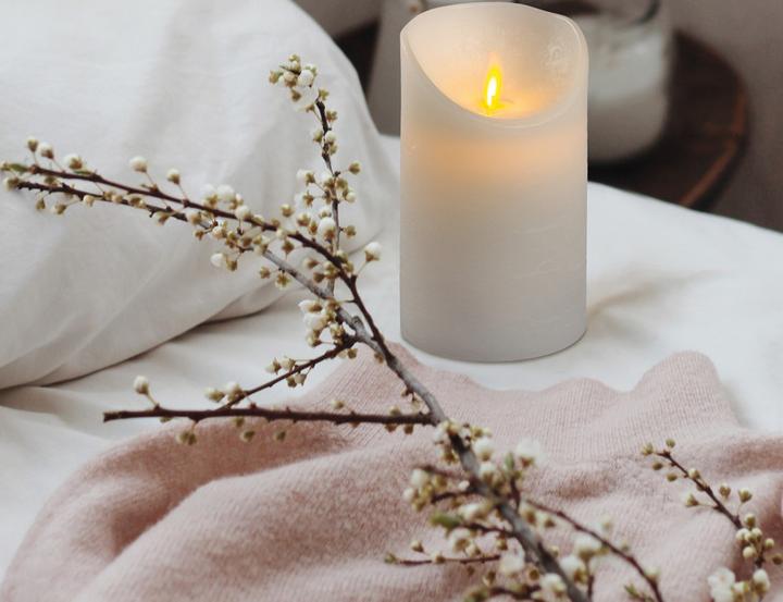 Produktbild Lotti LED Kerze 12,5cm weiss 44326