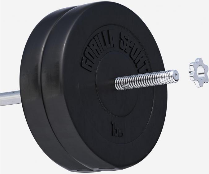 Actual product image Gorilla Sports Weight plates (2 x 15 kg)