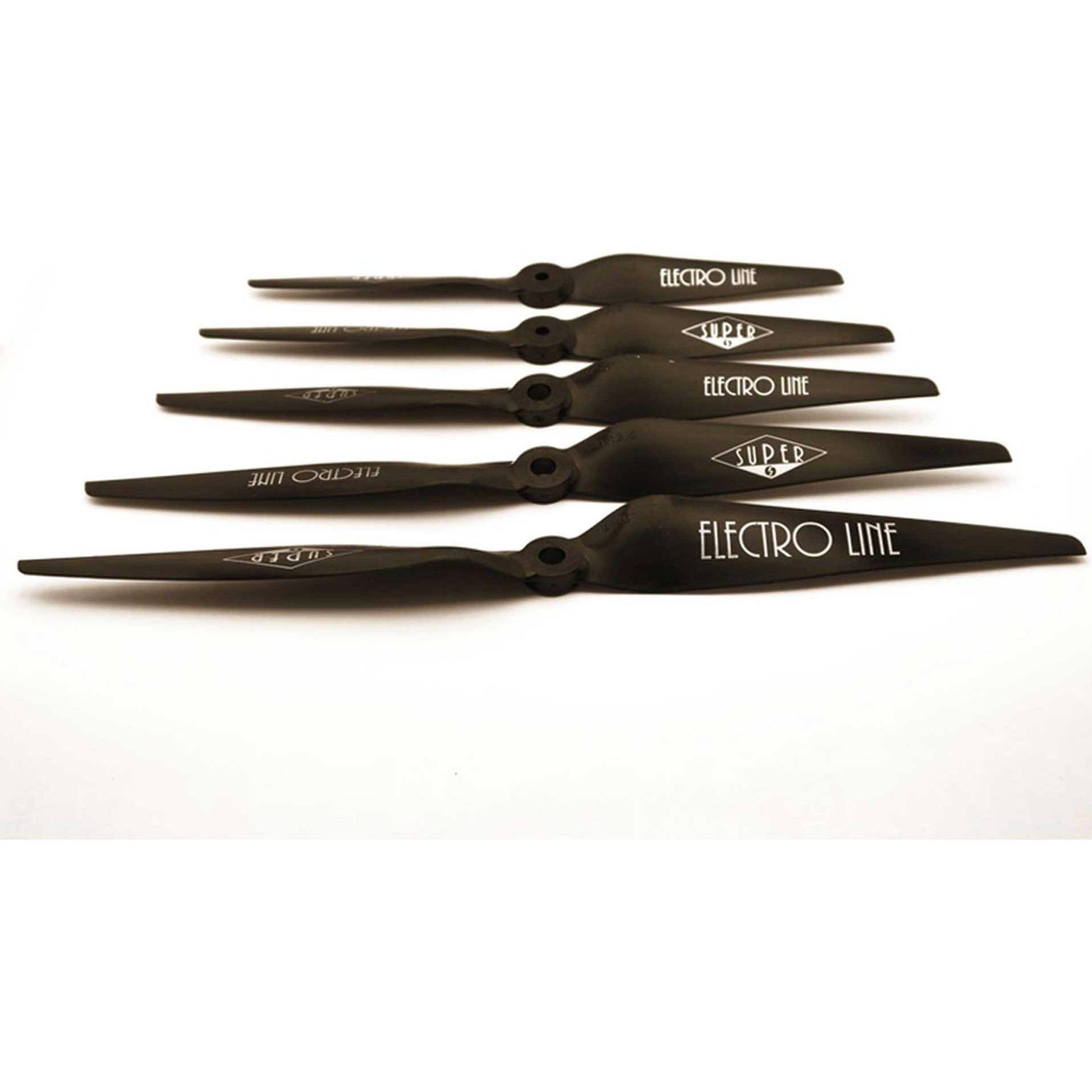 Super electro line 15x8" 38x20 cm schwarz 1stk. luftschraube