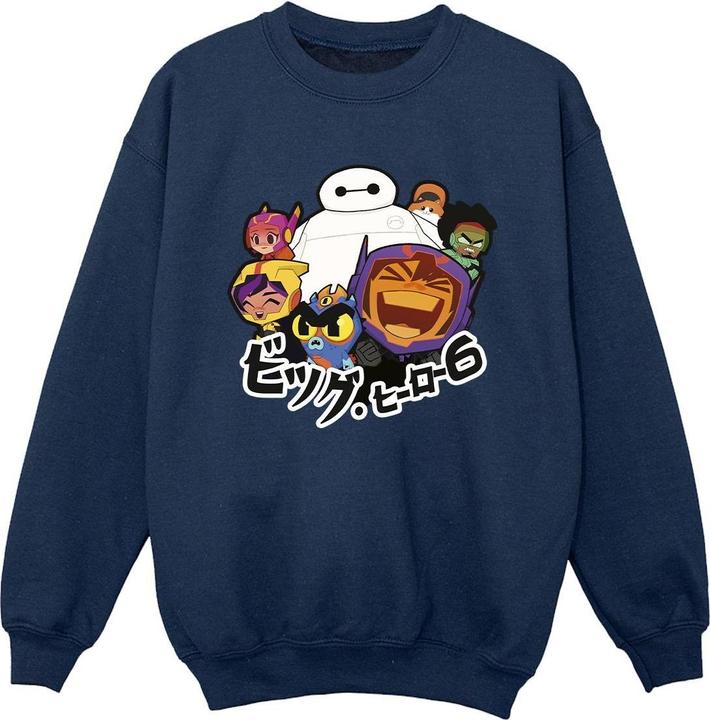 Produktbild Disney Big Hero 6 Baymax Group Manga Sweatshirt Jungen (104)
