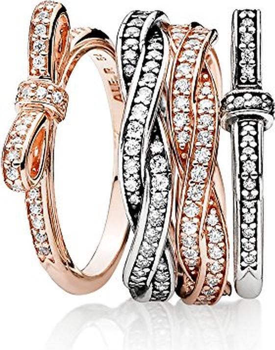 Immagine prodotto Pandora Anello di fedeltà legato (58, 925 Argento)