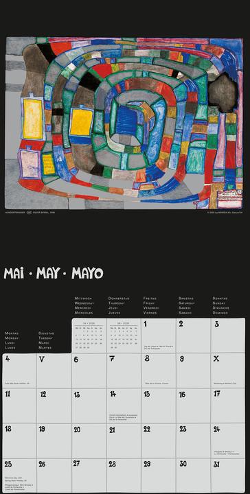 Image du produit Hundertwasser Broschürenkalender Art 2026 (30 x 30 cm)