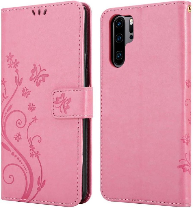 Produktbild Cadorabo Flower Book Cover (Huawei P30 Pro)