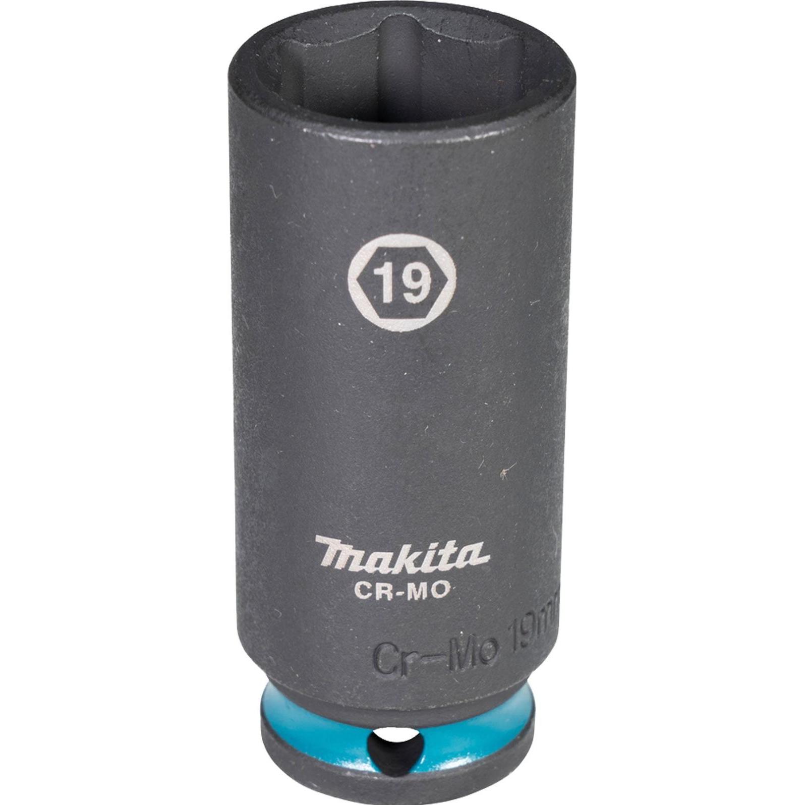 Makita, Chiave a bussola + esagonale, Chiave a bussola SW19 Impact Nero