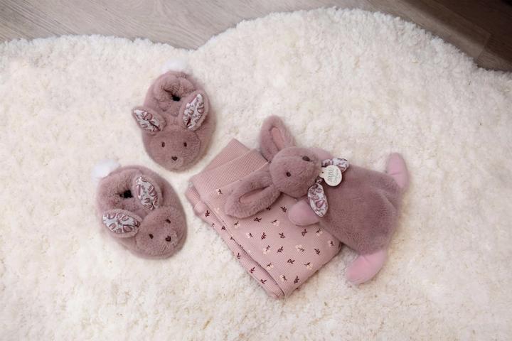 Image du produit Doudou et Compagnie Set cadeau Lapin rose, 0-6M