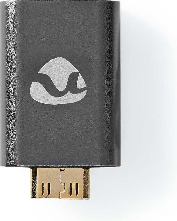 Produktbild Nedis HDMIT Adapter HDMIT Male / HDMIT Mini Connector HDMIT Female / HDMIT Output Gold Plated Straig (HDMI, Mini HDMI, 3.40 cm)