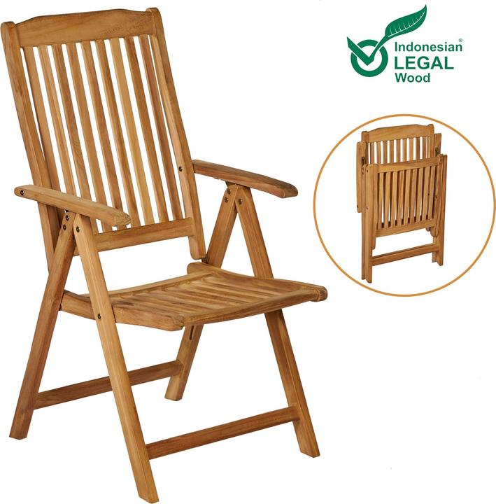 Actual product image Garland Set of 8 Garden Chairs