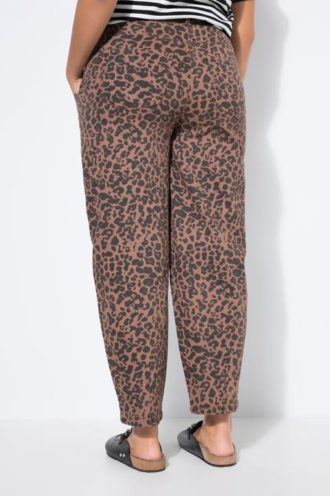 Immagine prodotto Studio Untold Jeans con taglio della gamba ampio a palloncino e design leopardato (58)