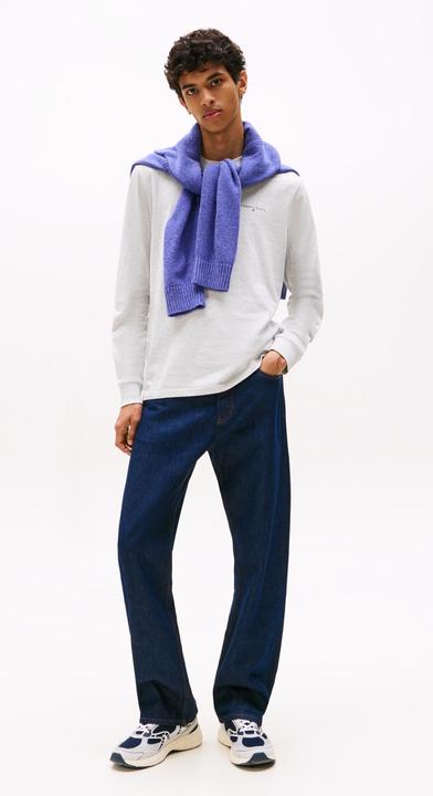 Produktbild Tommy Jeans Slim Chest Linear Langarmhemd (S)