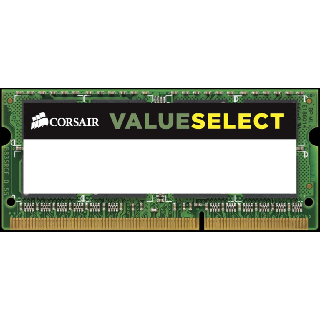 Thumbnail - Corsair Value Select (1 x 8GB, 1600 MHz, DDR3L-RAM, SO-DIMM), RAM, Schwarz