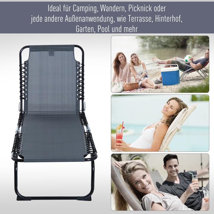 Actual product image Outsunny Folding lounger (189 cm)