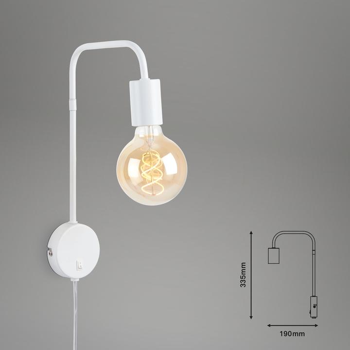 Produktbild Briloner Bettleuchte, weiss, 1xE27 max. 10W (E27)