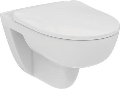 Produktbild Ideal Standard Wand-WC Set i.life A Tiefspler ohne Splrand wei mit WC-Sitz T467001