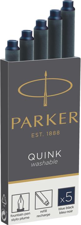 Parker Pen Quink (5 Stück, Blau)