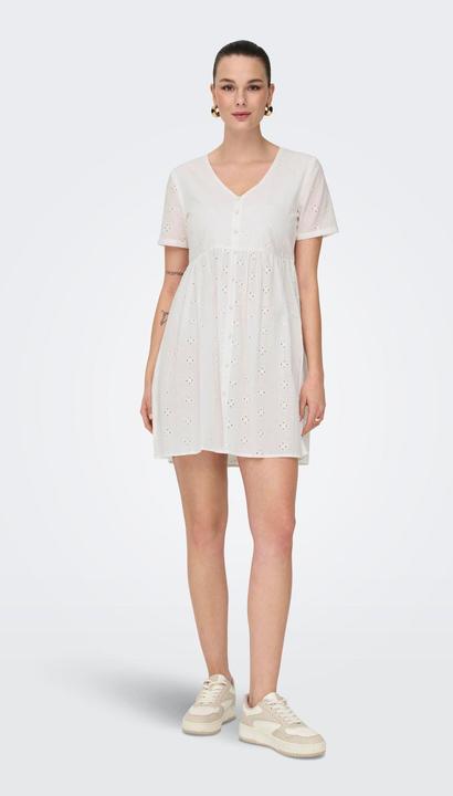 Image du produit JdY Normal geschnitten V-Ausschnitt Voluminöser Armschnitt Midikleid Kleid (S)