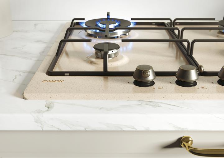 Productafbeelding Candy Classic CHW6BRAV4WGT Inbouw oven 59 cm Gas 4 Kookplaat(en)