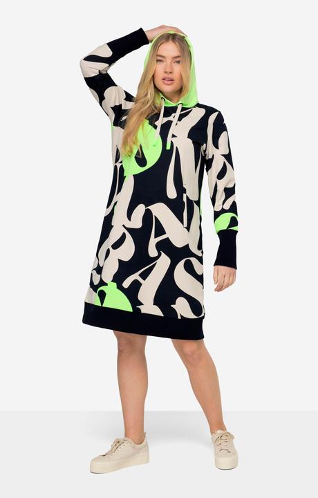 Immagine prodotto Laurasøn Abito midi in felpa con cappuccio e maniche lunghe (XL)