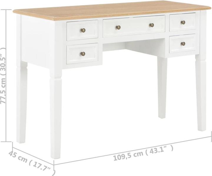 Produktbild vidaXL Schreibtisch (45 x 45 x 77.50 cm)