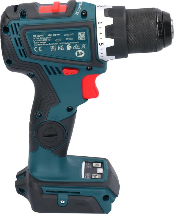 Actual product image Bosch Professional Bosch GSR 18V-90 C Professional cordless drill driver 18 V 64 Nm brushless + 1x rechargeable (Rechargeable battery operated)