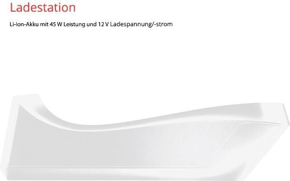 Immagine prodotto ESGE Magic Wand Cordless PRO 95300 bianco (Spina UE)