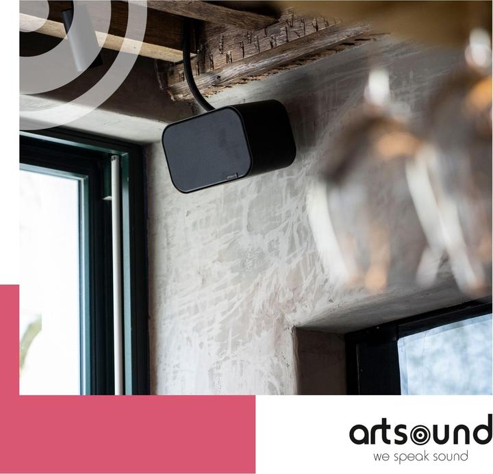 Actual product image Artsound UNI40 B Zwart luidspreker (1 pair)
