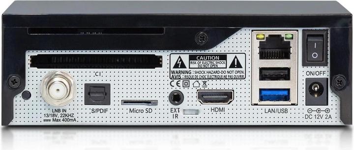 Actual product image AB Com AB PULSe 4K MINI DVB-S/S2X /MPEG2/ MPEG4/ HEVC/ Enigma 2 (8 GB, CI Shaft)