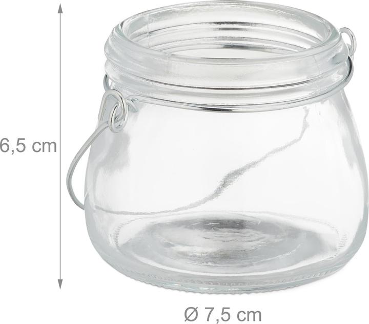 Actual product image Relaxdays 12x lantern (1 x, Ø 7.5 x 6.5 cm)