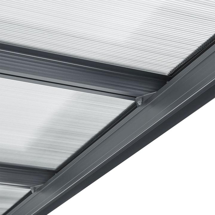 Actual product image Juskys Carport with flat roof