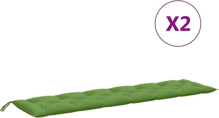 Immagine prodotto VidaXL Cuscini per panca da giardino 2 pezzi in tessuto (200 x 50 x 7 cm)