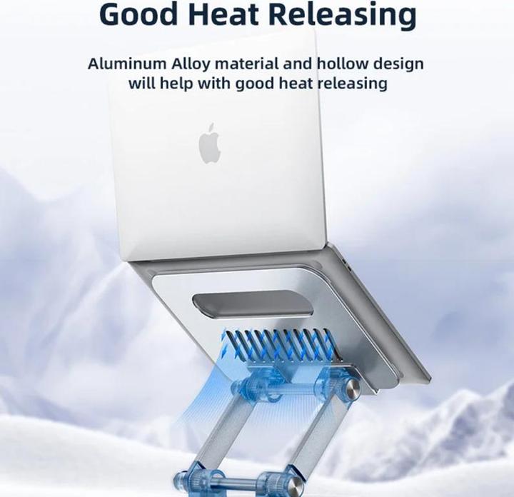 Produktbild Yesido Desktop Stand LP06 fur Laptop 10inch - 17.3inch, Silver